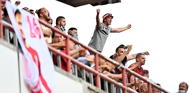 Fans Standard met fraai gebaar voor Antwerp-aanhang