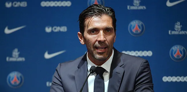 Buffon loopt pijnlijk blauwtje op bij PSG-debuut 