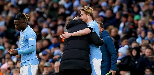 Zomers vertrek De Bruyne? Guardiola komt met reactie