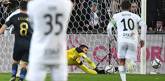 Extra geurtje aan penaltysave Van Crombrugge