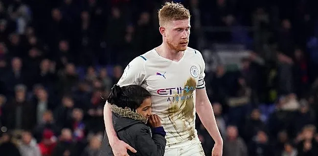 De Bruyne toont groot hart na zure avond