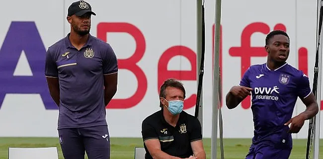 'Spanningen bij Anderlecht: hevige discussies tussen Kompany en Vercauteren'