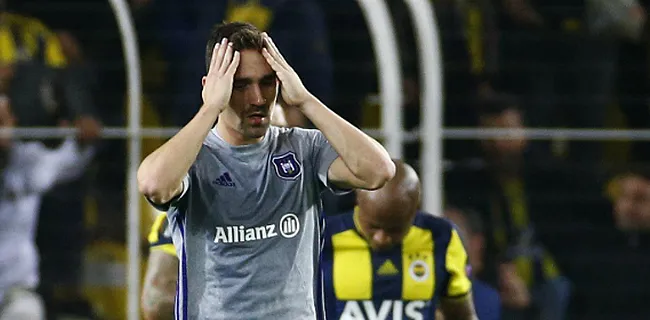 Anderlecht verliest ook in Turkije en blijft verweesd achter na 1 op 12 