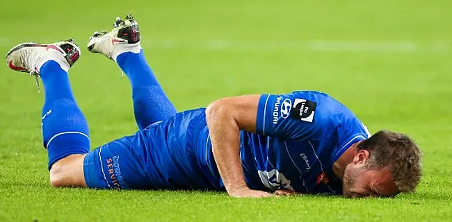 AA Gent gehavend uit de strijd tegen Anderlecht