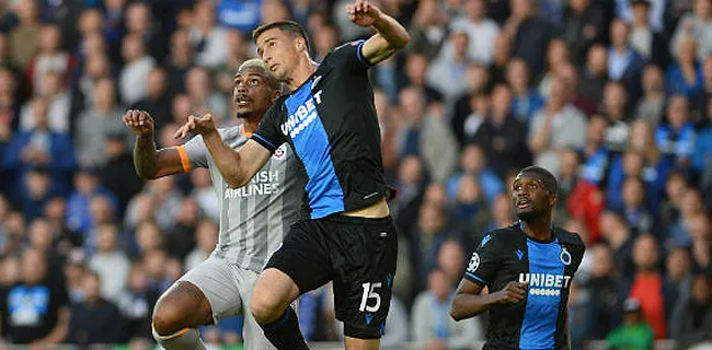 Domper voor Club Brugge: verdediger opnieuw weken out