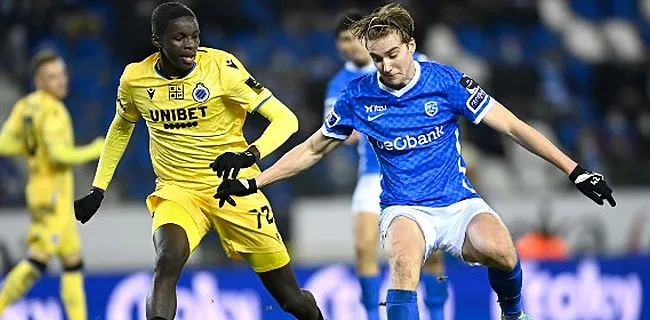Tiener laat zich gelden bij Club Brugge