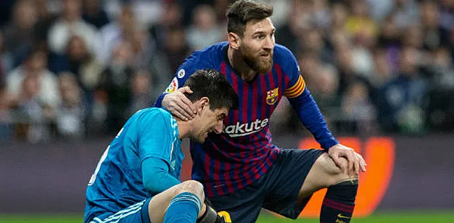 Barça daagt Courtois uit, vader sneert meteen terug