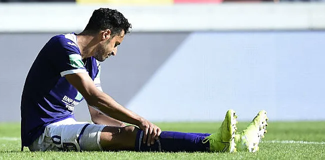 'Anderlecht houdt hart vast: Chadli geblesseerd aan ander been'