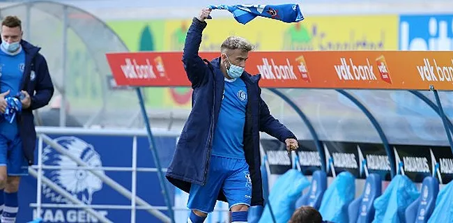 'Dorsch op weg naar de uitgang bij AA Gent'