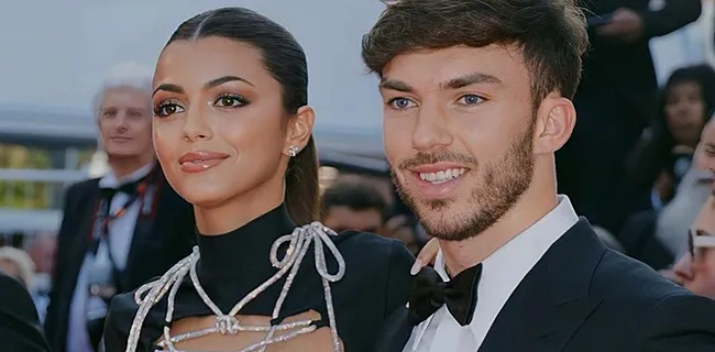 Pierre Gasly schittert met bloedmooie vriendin in Cannes