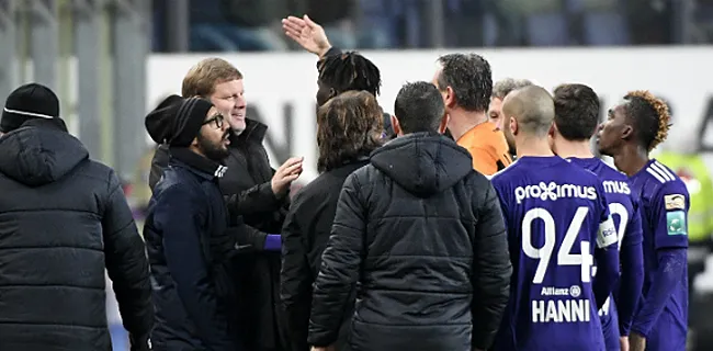 Hein en Sa Pinto ook na de match zwaar in de clinch