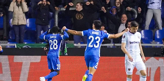 Genk pakt fraai punt na spektakelmatch tegen West Ham
