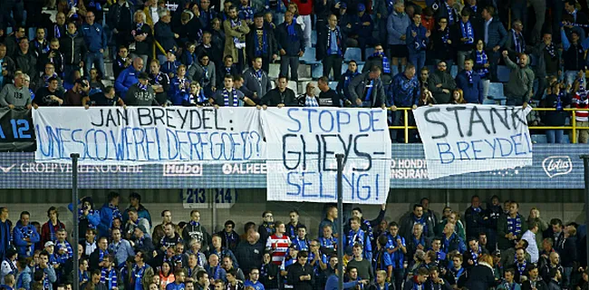 Club-supporters laten van zich horen en viseren Gheysens