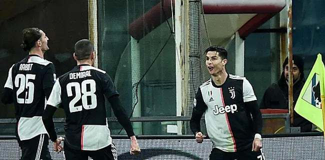 Vliegende Ronaldo loodst Juventus alleen naar de leiding