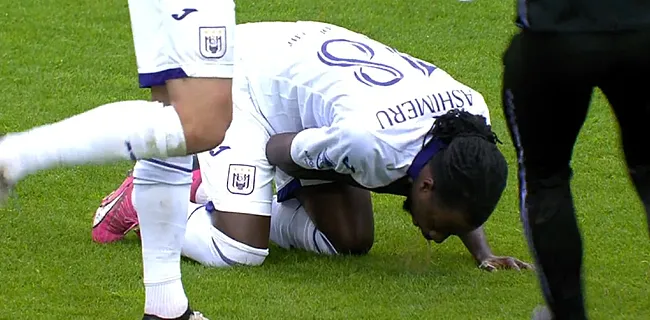 Noodlot Anderlecht: Vertonghen uit, Ashimeru geeft over op veld