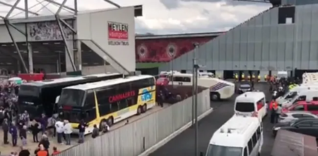 Video: Beerschot-fans over de schreef, politie onverbiddelijk