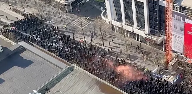 Hommeles voor finale: Antwerp-fans beuken stadionpoorten open