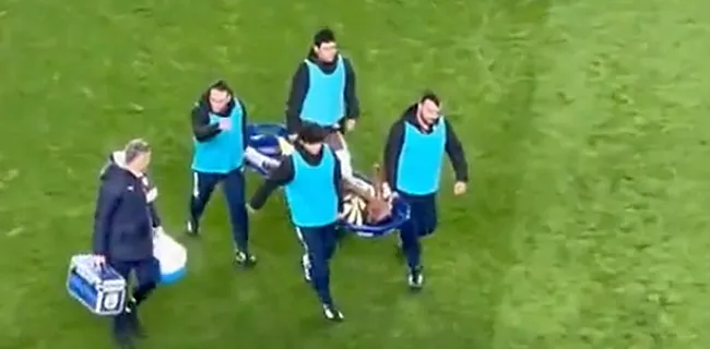 Bibberen voor Duivels: Batshuayi in tranen van veld gedragen