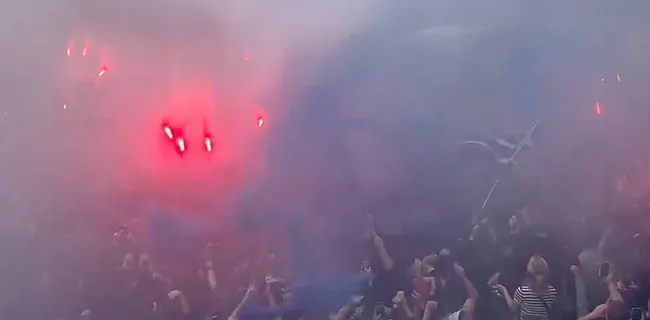 Titelkoorts bereikt kookpunt: spectaculair onthaal Club-spelers