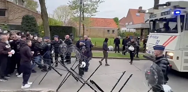 Grieken overspoelen Brugge: politie grijpt eerste keer in