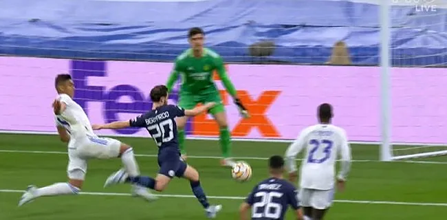 Straffe actie Courtois gaat voetbalwereld rond