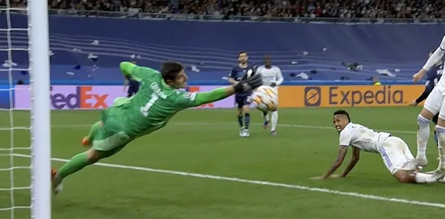 Voetbalwereld uit zijn dak voor Courtois: 