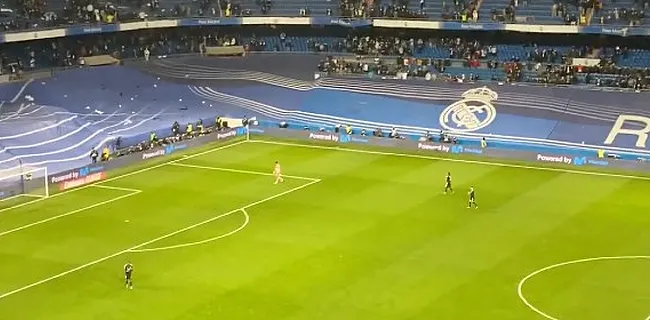 Courtois maakt zich onsterfelijk met Real-actie