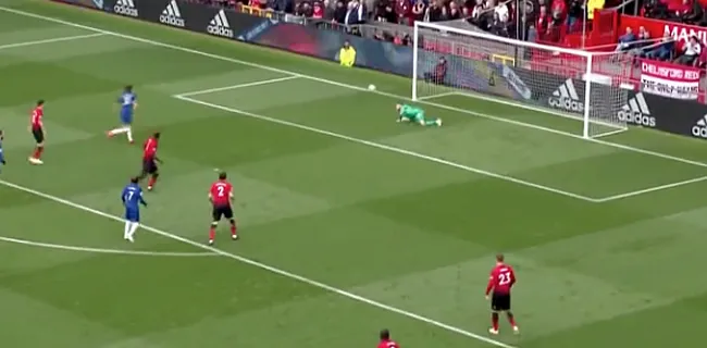 Chelsea maakt gelijk na gruwelijke blunder De Gea  (🎥)