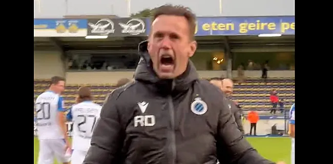 Deila gaat compleet los na eerste competitiezege Club Brugge