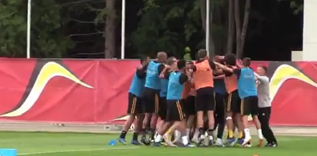 Heerlijke beelden: Fellaini en Dendoncker grote held op training Duivels