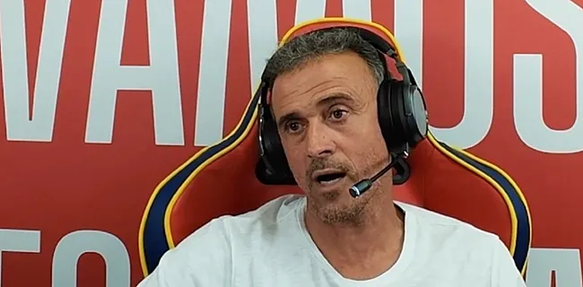 Luis Enrique spreekt bewondering voor Evenepoel en Van Aert uit 