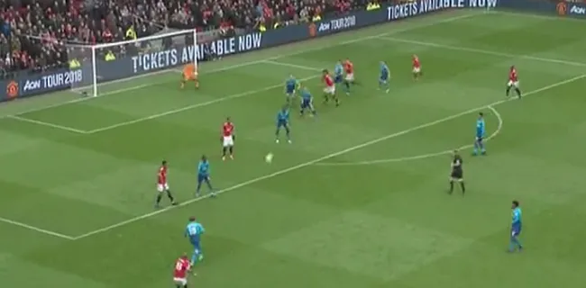 Video: Fellaini grote held met winnend doelpunt tegen Arsenal