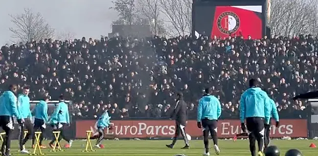 Fans Feyenoord en Ajax zorgen voor doldwaze taferelen