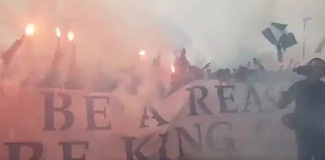 Video: Gent-fans zetten 'Slag om Vlaanderen' in brand