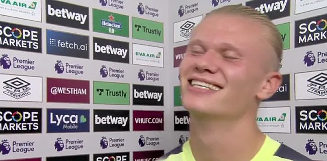 Haaland geeft héérlijke reactie na monsterlijk debuut