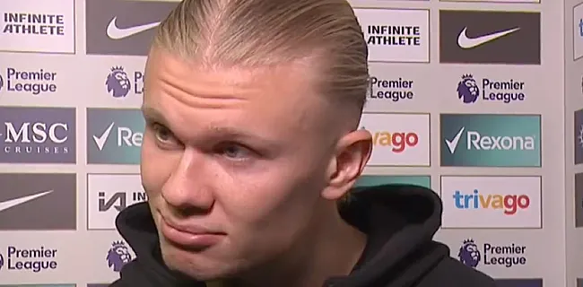 Haaland geeft heerlijke repliek op De Bruyne-vraag