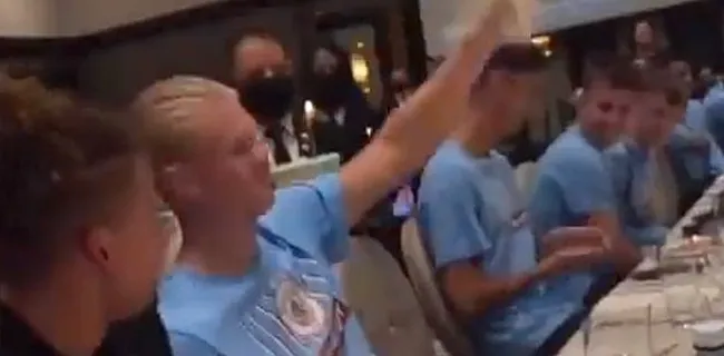 De Bruyne bescheurt het na speech Haaland