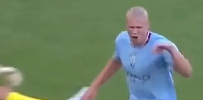 Haaland gelooft ogen niet bij sublieme actie De Bruyne