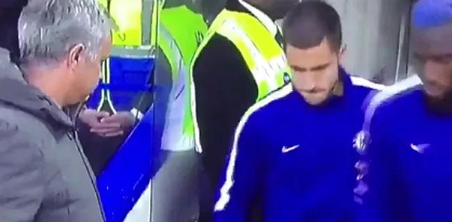 Koude oorlog! Mourinho en Hazard duidelijk geen goede vrienden