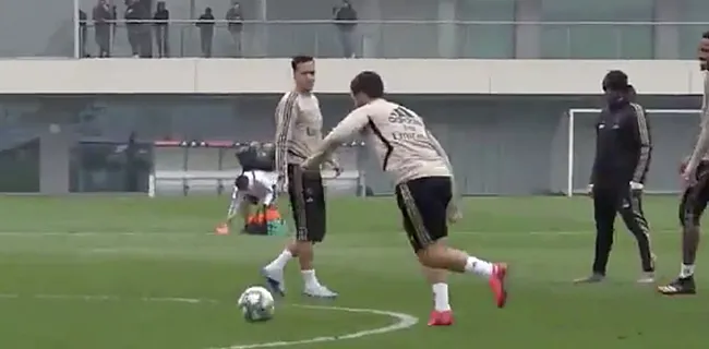 'Hazard slaat ploegmaats met verstomming op training Real'