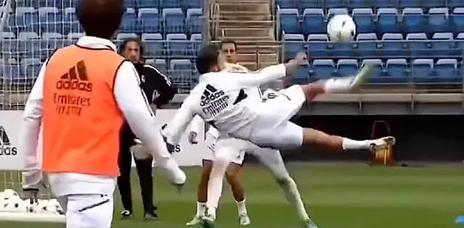 Sprankel hoop: Hazard steelt show op training Real