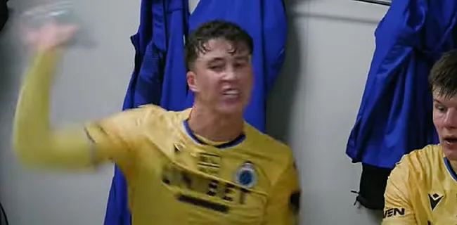 Hendry compleet door het lint in kleedkamer Club Brugge