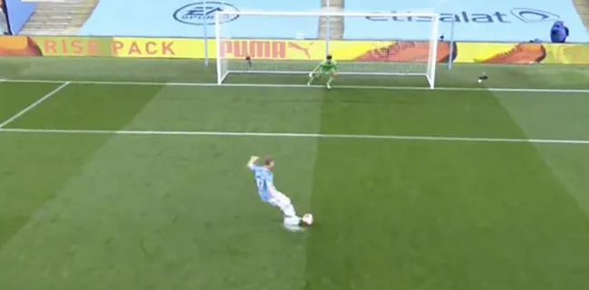 De Bruyne blijft indruk maken: goal én assist tegen Liverpool (🎥)