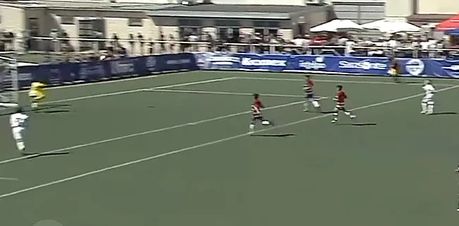 Zoontje Hazard scoort wereldgoal bij Real Madrid-jeugd