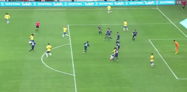 VIDEO: Kawashima zet Neymar een hak, Marcelo neemt weergaloos wraak