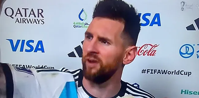 Messi over de rooie: 