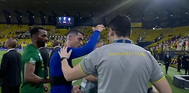 Ronaldo verliest geduld na pijnlijke slipper Al-Nassr