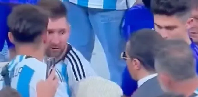 Messi zichtbaar geïrriteerd door opdringerige Salt Bae