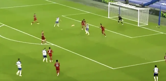 Trossard maakt indruk met lekkere volley tegen Liverpool (🎥)