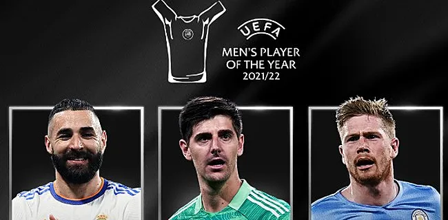 UEFA Player of the Year: Courtois en KDB bij 3 genomineerden